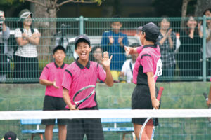 市内中学校新人体育大会 ソフトテニス男子・女子