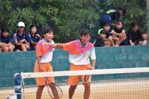 市内中学校新人体育大会 ソフトテニス男子・女子